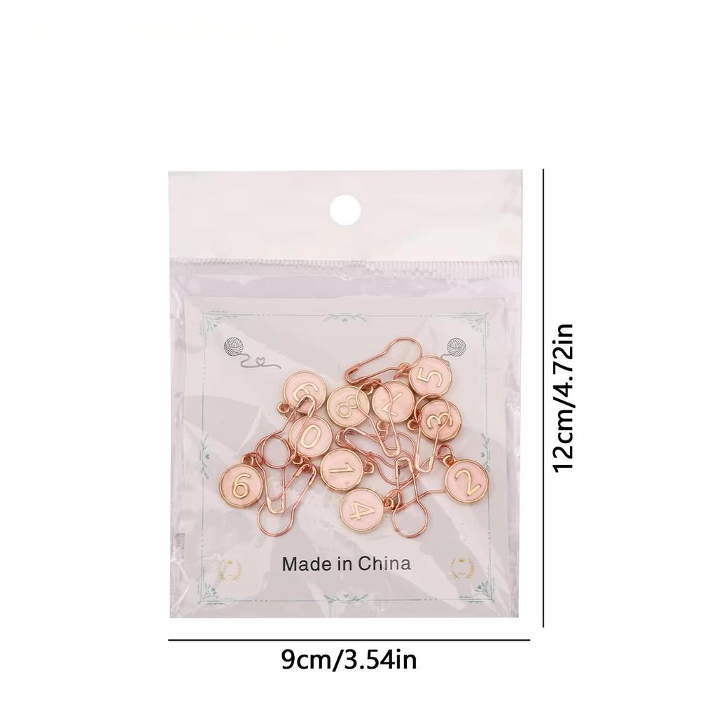 10Pcs/Pack Knitting ToolsKnitting Sweater Stitch MarkersSweater CounterMarker NumbersDon't Button Accessories