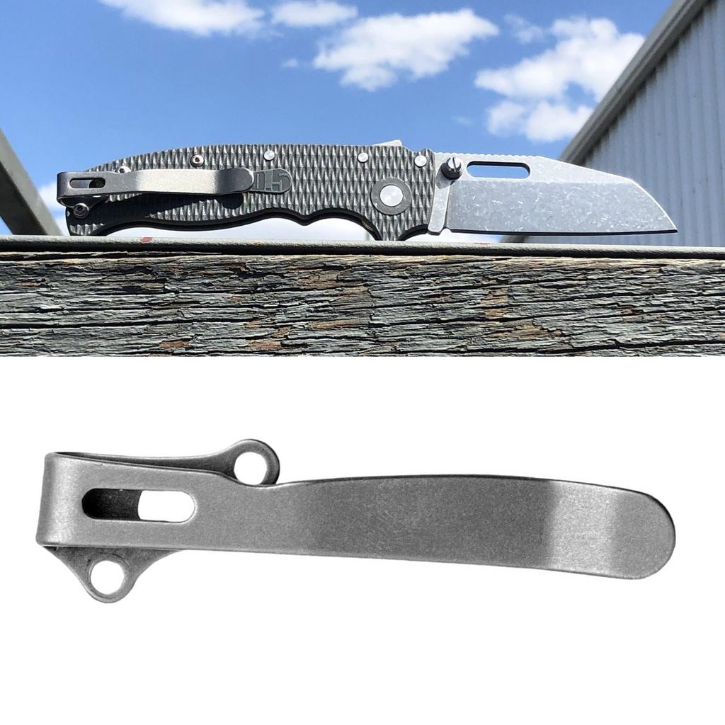 Металлический задний зажим для карманов, зажим для резака, глубокий зажим для переноски, карманы, зажим для Demko AD20/20.5, складные карманы, аксессуары для резака