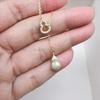 925 Sterling Silver Hollow Gourd Necklace for Women, Stylish Double Gourd Pendant, Elegant Minimalist Design