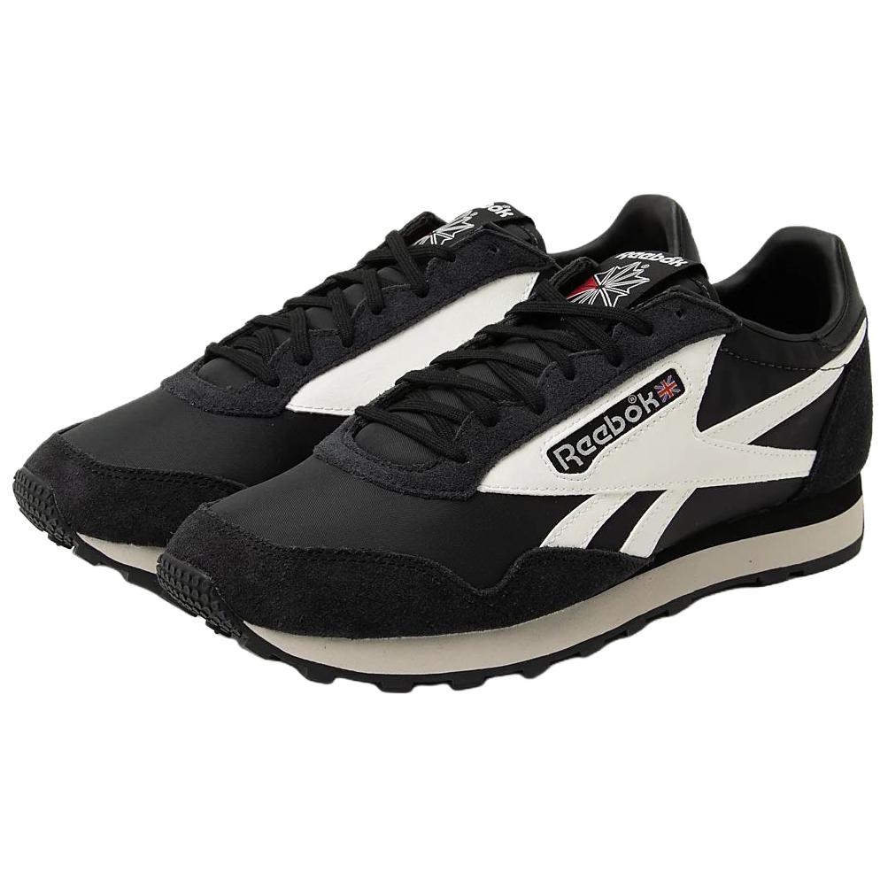 Reebok Ацтек 2 Удобные Прочные Низкие Беговые Кроссовки Унисекс Черно-Белые 100231047