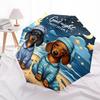 1pc Dachshund Nightwear Umbrella with Plastic Handle,Suitable for All Seasons Home Travel Outdoor UmbrellaDD499