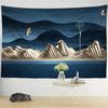 Printed Landscape Tapestry Wall Hanging Bohemian Psychedelic Hippie Tapiz Bedroom Dormitory Living Room Home Decor