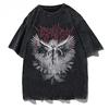 Y2k Gothic Punk Style erkaklar futbolkalari Harajuku katta o'lchamli futbolkalar Top Tee High Street Hipster Yozgi Streetwear Anime Kiyimlari