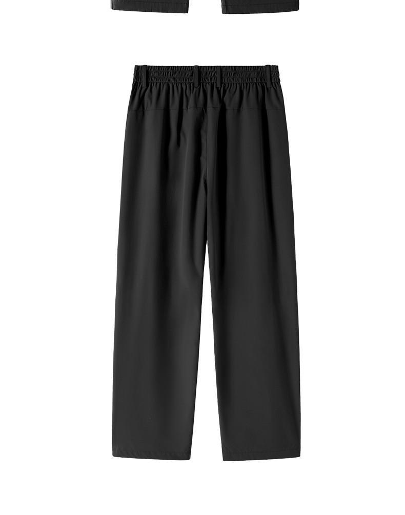 Hello Hipanda, Panda high-end fashion ice silk cool feeling loose straight leg pants