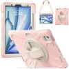 360 Rotating Stand Case Universal for IPad Air 11 2026 M4 2025 M3 2024 M2 Pro 11 2018-2022 Air 4 5 Hybrid Cover Shoulder Strap
