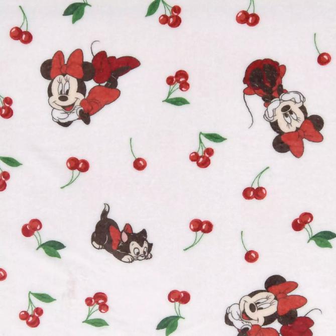 Детское одеяло Disney ENJOY WINTER с принтом по всей поверхности Минни и Фигаро Япония НОВОЕ