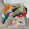 Hummingbird Acetic Acid Hair Claw Cute Cartoon Animal Shark Clip Fashion Bird Hair Clip  Girls