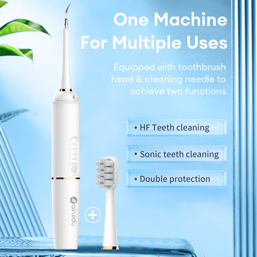Electric Teeth Whitening Dental Calculus Scaler Plaque Coffee Stain Tartar Removal High Frequency Sonic Toothbrush Teeth Cleaner