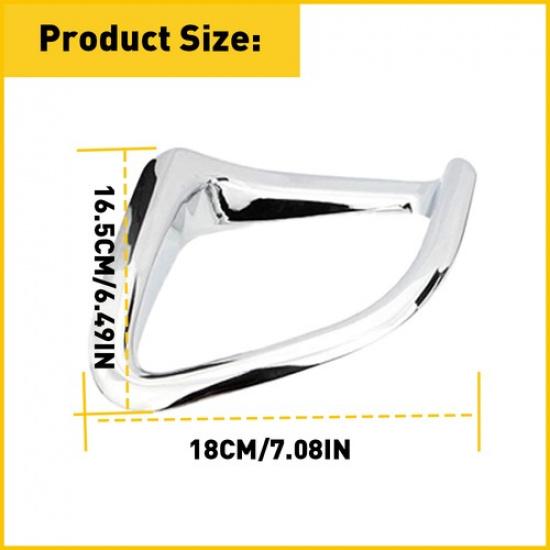 Задняя бамперная накладка противотуманной фары подходит для Toyota Highlander 2014-2018 Хромированная отделка