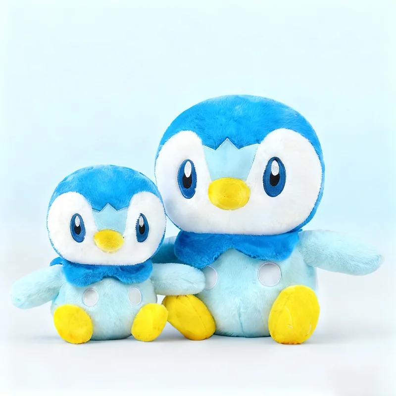 Giant Piplup Plush Toy Huggable Blue Penguin Stuffed Anime Doll Collectible Gift for Enthusiasts