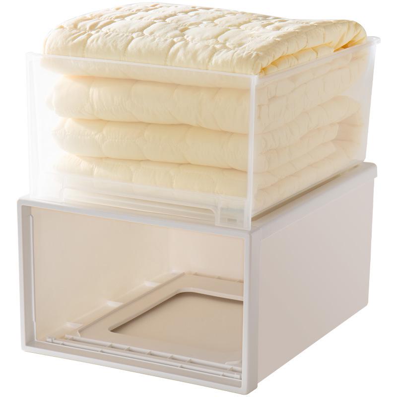 Пластиковые органайзеры для ящиков шкафа для одежды и одеял