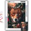 5D DIY Алмазная вышивка Животное Лиса Алмазная картина Мозаика Домашнее украшение