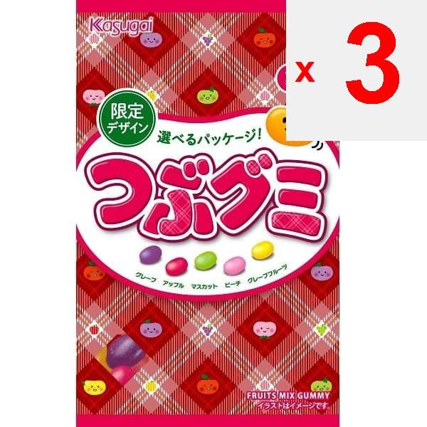 Кондитерские изделия Kasugai «Tsubu Gummi» 80 г Четыре вида упаковок мармеладных конфет с ограниченным сроком действия. Четыре вида упаковок мармеладных конфет с ограниченным сроком действия