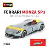Ббураго 1:64 Ferrari 812 Daytona SP3 SF90 SP1 F40 488GTB 599GTO ENZO Статические литые модели Автомобили Коллекционные Хобби Модели Автомобилей Игрушки