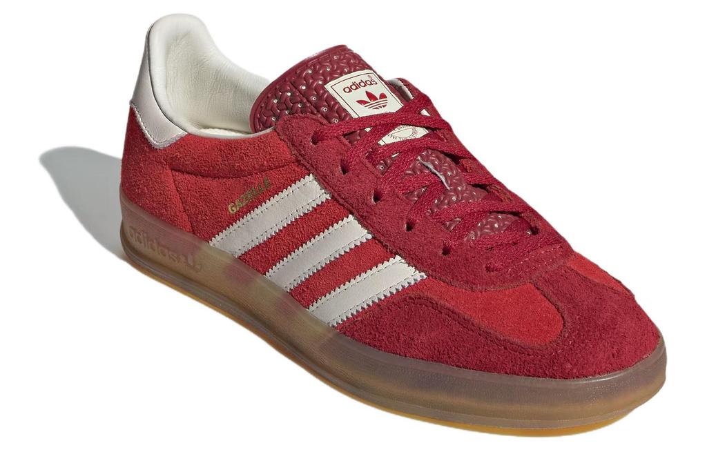 adidas Gazelle Indoor Active Бордовый с коричневой подошвой Женские IE1051