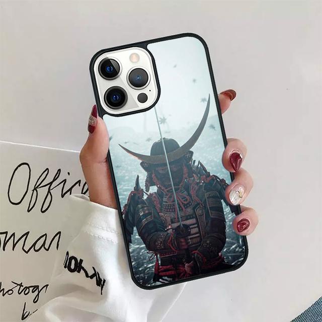 Чехол-накладка Самурайский Демон для iPhone 17 Air 16 15 14 13 11 12 Pro Max Plus Shell Coque