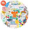 50 шт. новые наклейки, милые наклейки для ноутбука, наклейки для мобильных телефонов