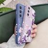 Красивый чехол для телефона с пионами для Samsung Galaxy A17 A55 A35 A25 A15 A16 A06 A05 A05S A54 A34 A24 A14 A04 A04S A04E 4G 5G