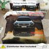 Car Theme Duvet Cover Set - 2/3pcs, Soft Comfortable Breathable, Car Pattern Printed Bedding Set, Car Print Duvet Cover Set