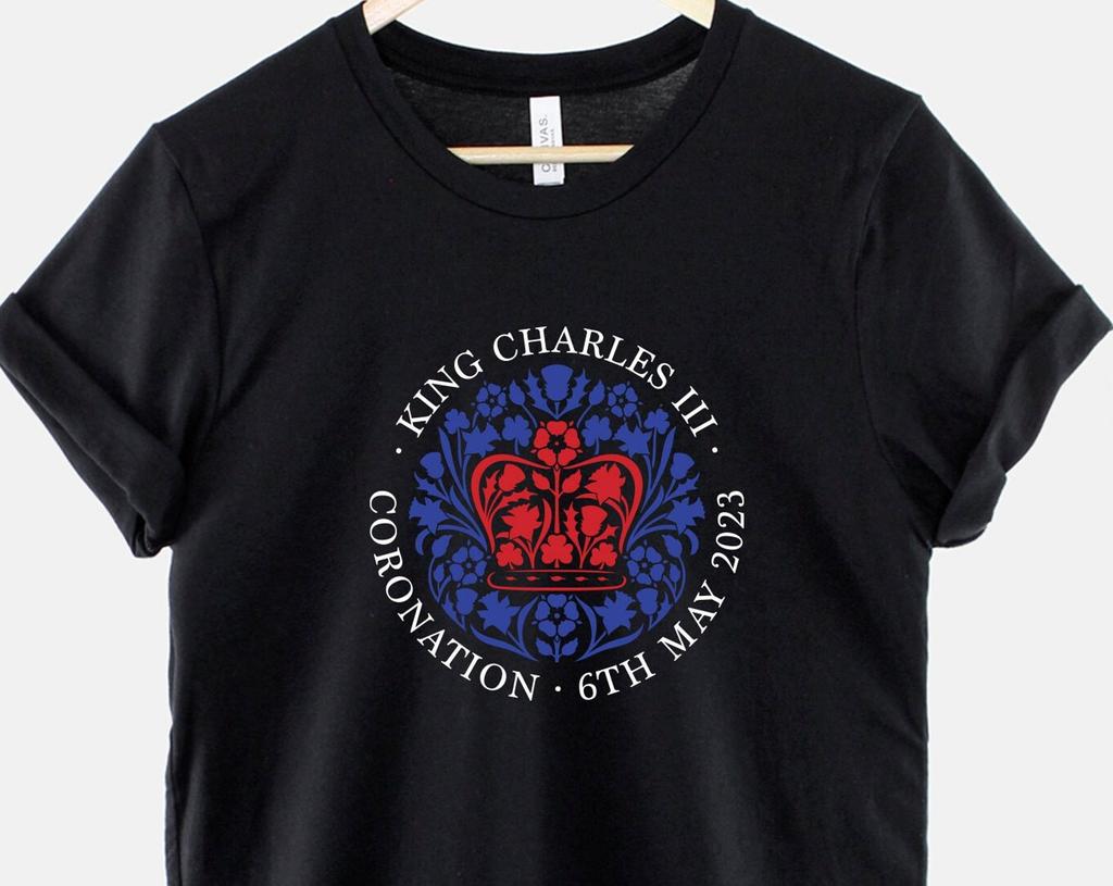 King Charles Coronation Shirt, British Royal Souvenir Graphic Tee Gift