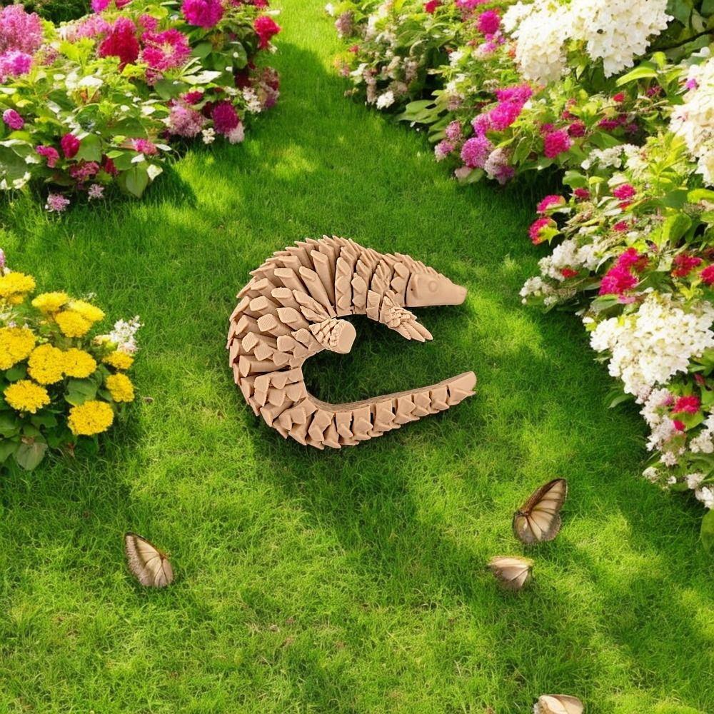 Realistic 3D Printed Pangolin Cartoon 3D Printed Pangolin Model Pangolin Ornament  Birthday Gift