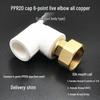 PPR Water Heater Union Pre-Filter Connector: 25 To 1 Inch, 4-6 Points, 32 Straight Elbow, Copper Water Pipe Fittings