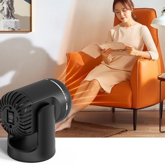 Car Heater Window Defroster Fast Heating Plug-and-Play 360-Degree Rotating Wide Compatibility Portable Car