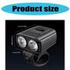 Cycling Front Lamp Bicycles Headlight Watertight LED Bicycles Head Light Handlebar Flashlight Front Light Rechargeable