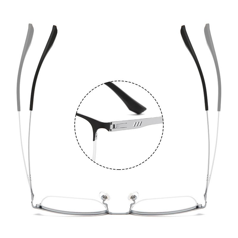 New 2-in-1 clip-on polarized sunglasses with screwless spring temples and a metal brow frame for nearsightedness