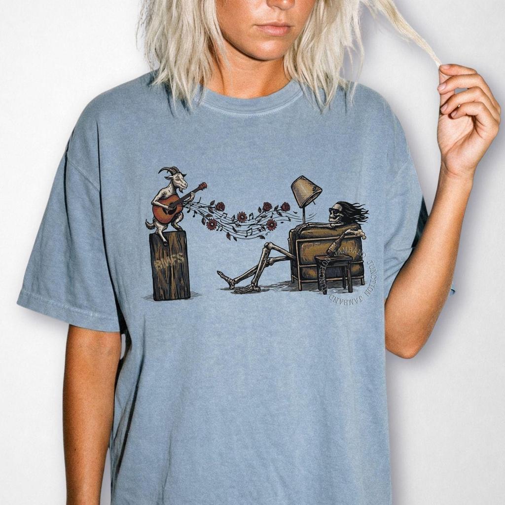 Is it Live or Is it Billy Strings: Grateful Dead Mashup Shakedown Lot Style Tee