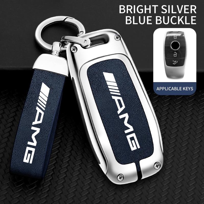 TXF4 Zinc Alloy Car Key Case Cover Protector Shell Fob Holder For Mercedes Benz AMG W177 W176 X166 X167 C257 C218 X253 C118 C117 H247