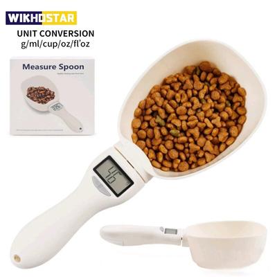 Мерная ложка для корма для домашних животных, кухонные цифровые весы, мерная ложка для корма, подходит для мерной ложки для корма для кошек и собак