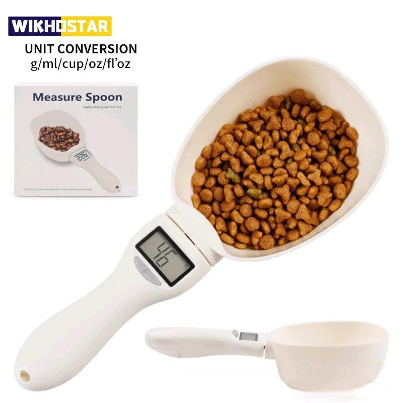 Мерная ложка для корма для домашних животных, кухонные цифровые весы, мерная ложка для корма, подходит для мерной ложки для корма для кошек и собак