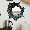 3D Иллюзия Наклейка на стену Пейзаж Декаль для Спальни и Гостиной Декор Стен Домашний Декор