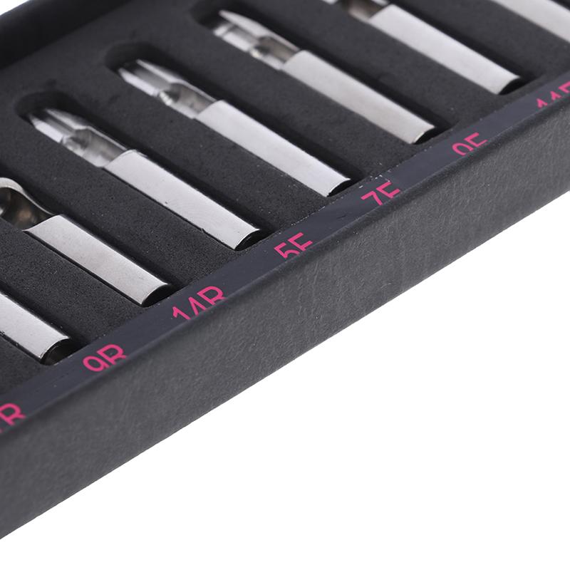 11 шт. набор насадок для тату-машинки из нержавеющей стали для рукоятки тату-машинки