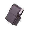 Women Men Storage Case Leather Stainless Steel Card Cash Holder Belt Pouch Lighter Wallet Pocket Solid Color Box Carrier