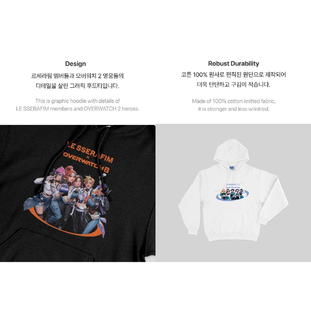 LE SSERAFIM X OVERWATCH Толстовка OG ver.