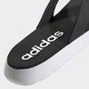 adidas Удобные шлепанцы Черный как ночь Белый как облако