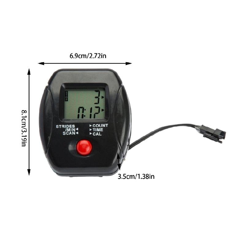 ЖК-дисплей Счетчик шагов Степпер Счетчик шагов Монитор Счетчик для abdominal wheel Машина для талии Воздушный ходок Выносливый