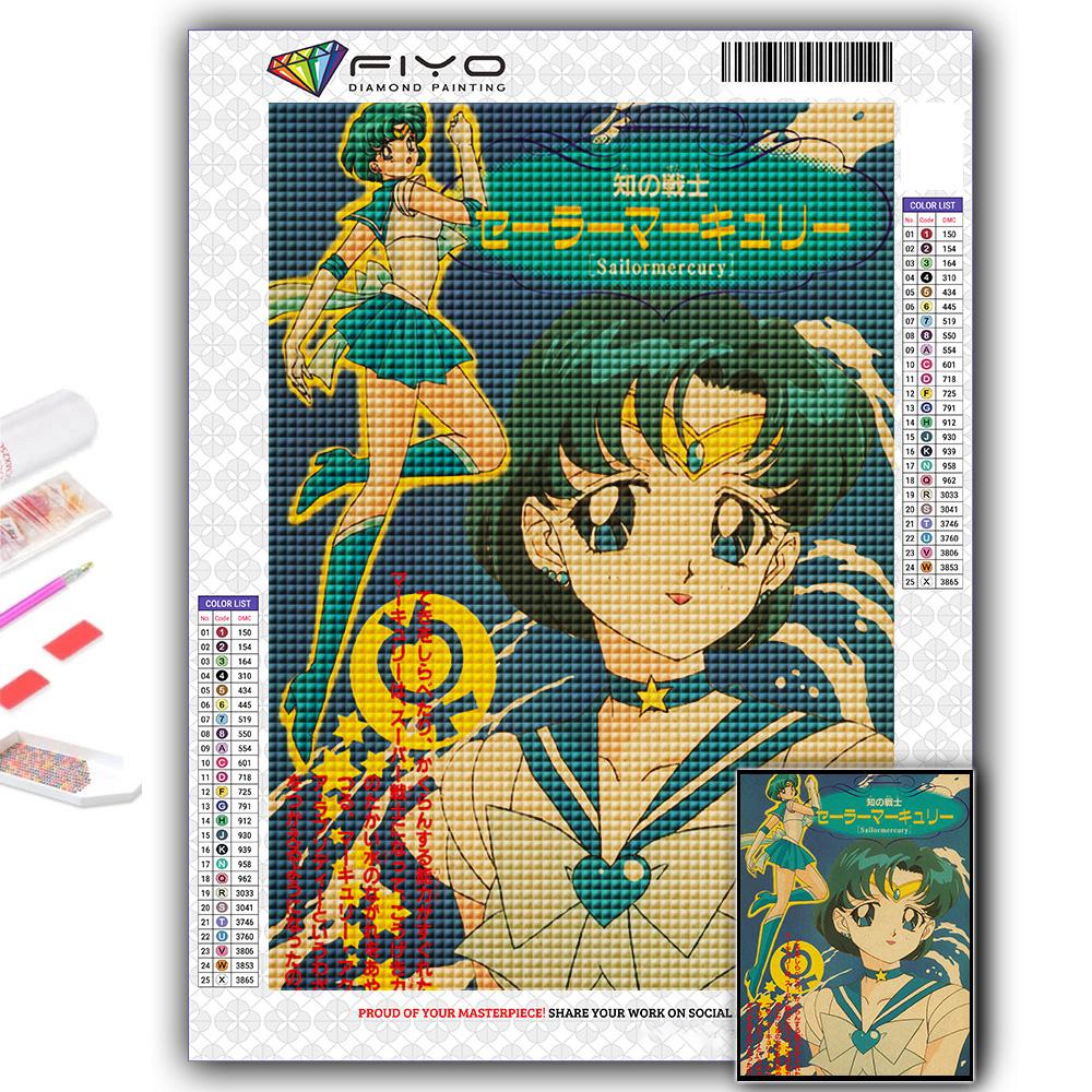 5D Алмазная картина Сейлор Мун DIY Алмазная вышивка Горный хрусталь Украшение дома
