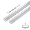 1-28Pcs/Lot 50cm Perfil Aluminio Led Corner Aluminium Profile Channel Holder for LED Strip Light Bar Cabinet Lamp Kitchen Closet