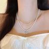 Fashion Necklace, Versatile Pearl Necklace, Women's Collarbone Chain