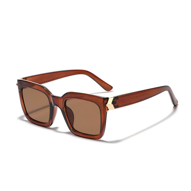 Очки Крупная оправа Квадратные Солнцезащитные очки Мужские Закрывающие лицо Универсальные Персонализированные Солнцезащитные очки Лесбиянка