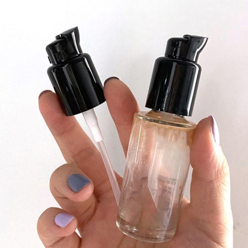 1Pcs Liquid Foundation Pump Fluid Button Protect Lock No Leaking Makeup Tools