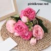 Supplies Home Ornament Wedding Party Decoration  Rose Bouquet Artificial Flowers  Silk Peony