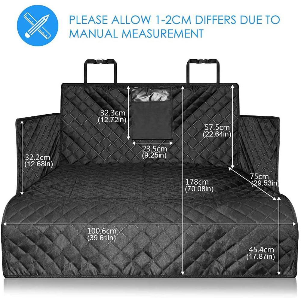 Защитный коврик для багажника автомобиля для собак, водонепроницаемая дорожная сумка для перевозки собак, защитный коврик для багажника автомобиля с защитой от царапин, устойчивый к грязи коврик для собак
