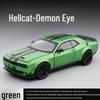 Цзяе 1:22 Dodge Hellcat Demon Eye Модель легкосплавного автомобиля со звуком, светом и инерционными амортизаторами на всех четырех колесах