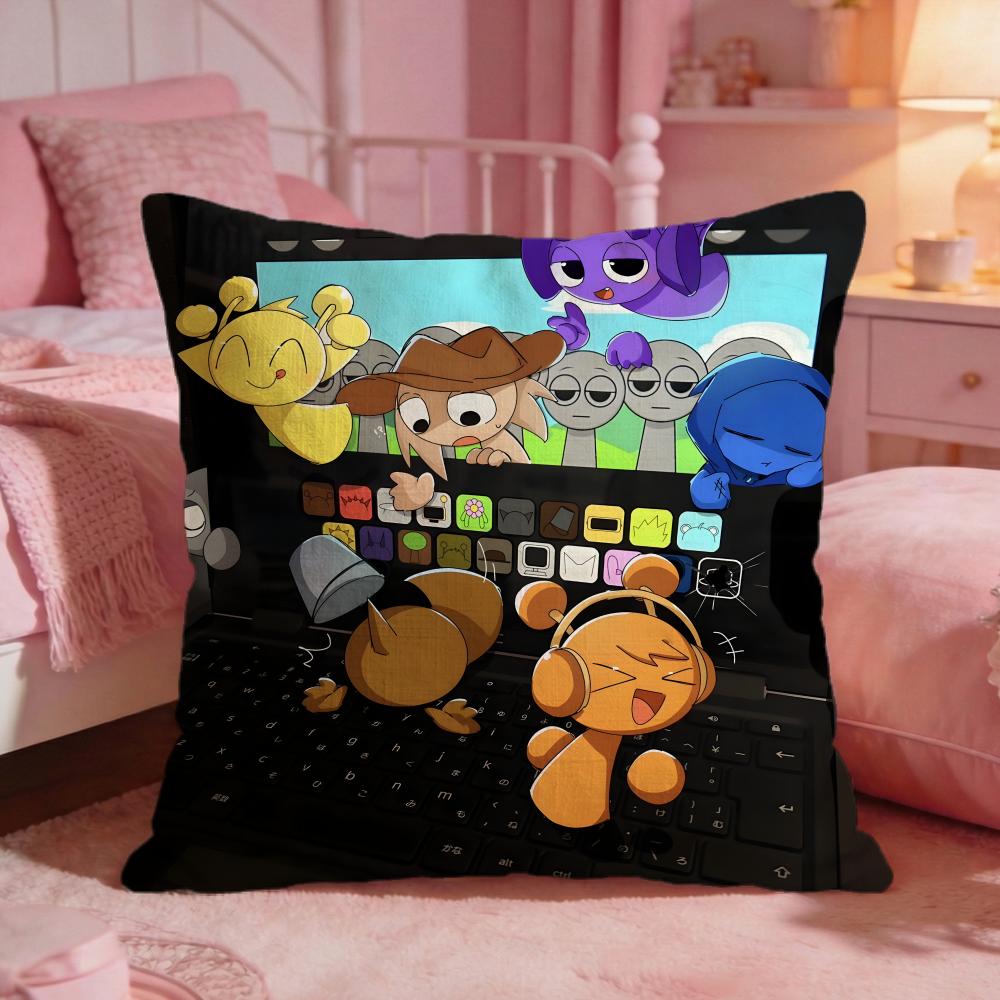 SSprunkis Classic Game Cushion Cover Premium Comfort Reversible Pillow Cove Two In One Design For Any Room Car Interior