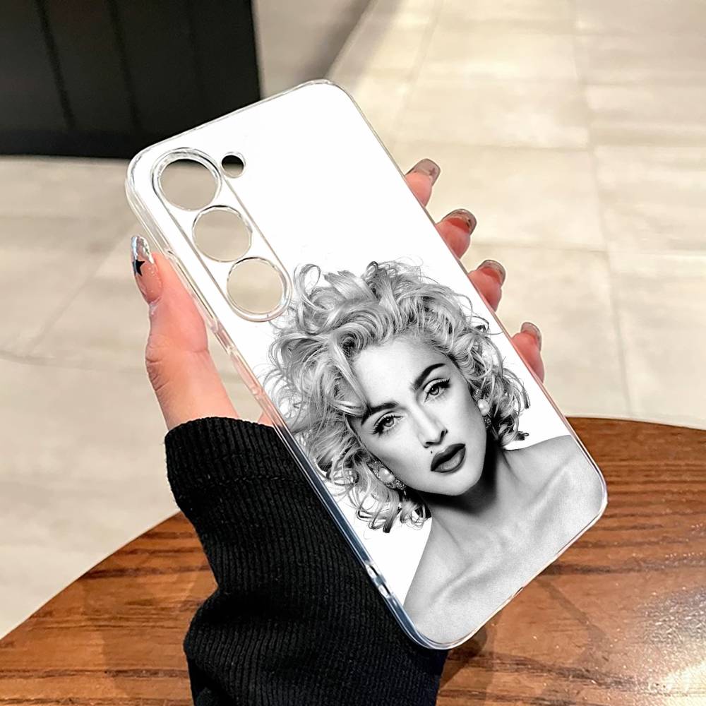 Чехол для телефона Singer M-Madonna для Samsung A10, 12, 20, 21S, 30, 31, 40, 50, 51, 52, 70, 71 Прозрачная крышка