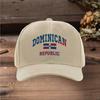 Dominican Republic Adjustable Baseball Cap  MultiColor Trucker Hat for Daily Wear Outdoor Vacation  Commute